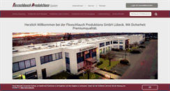 Desktop Screenshot of flexschlauch-luebeck.de